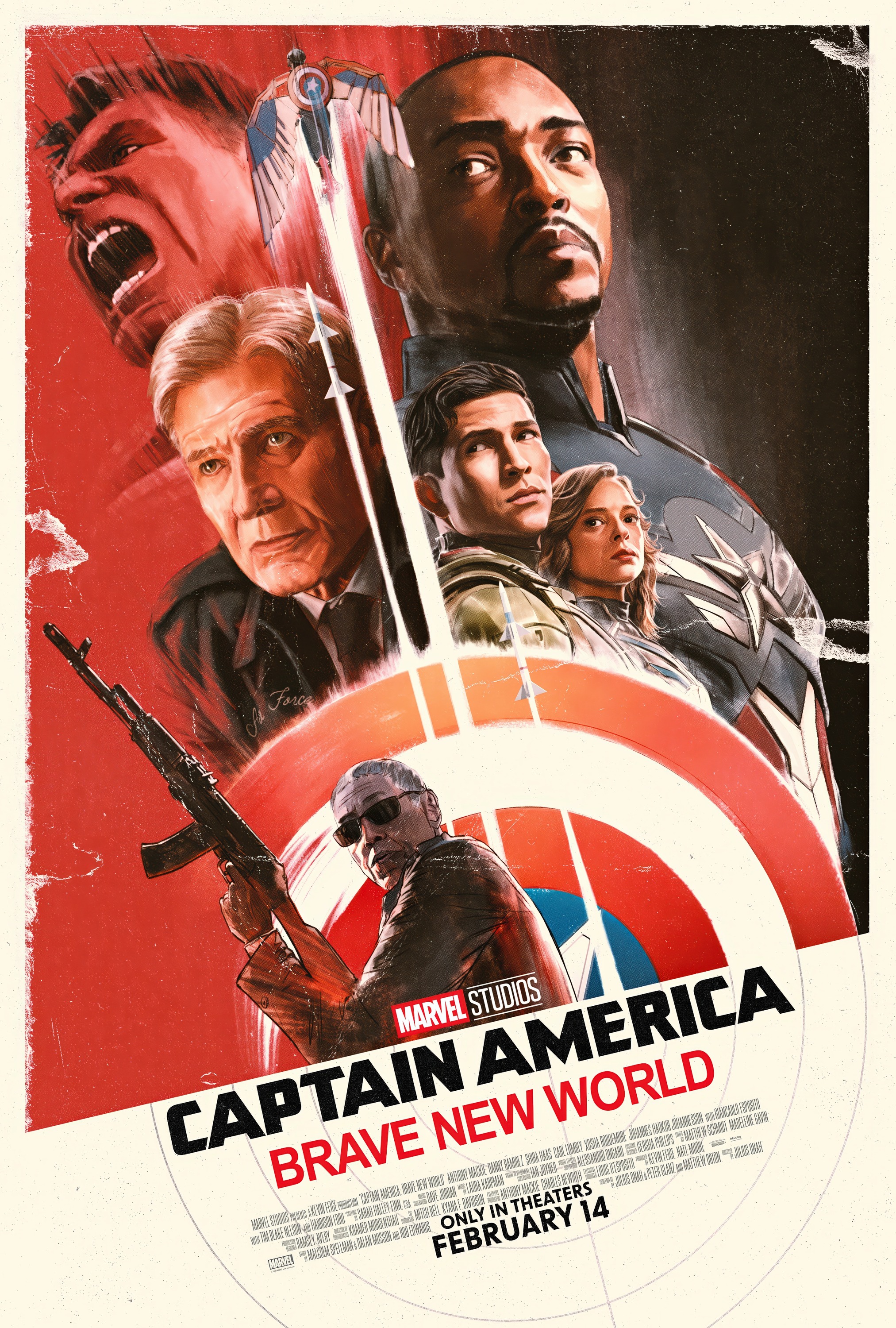 Mega Sized Movie Poster Image for Captain America: Brave New World (#3 of 3)