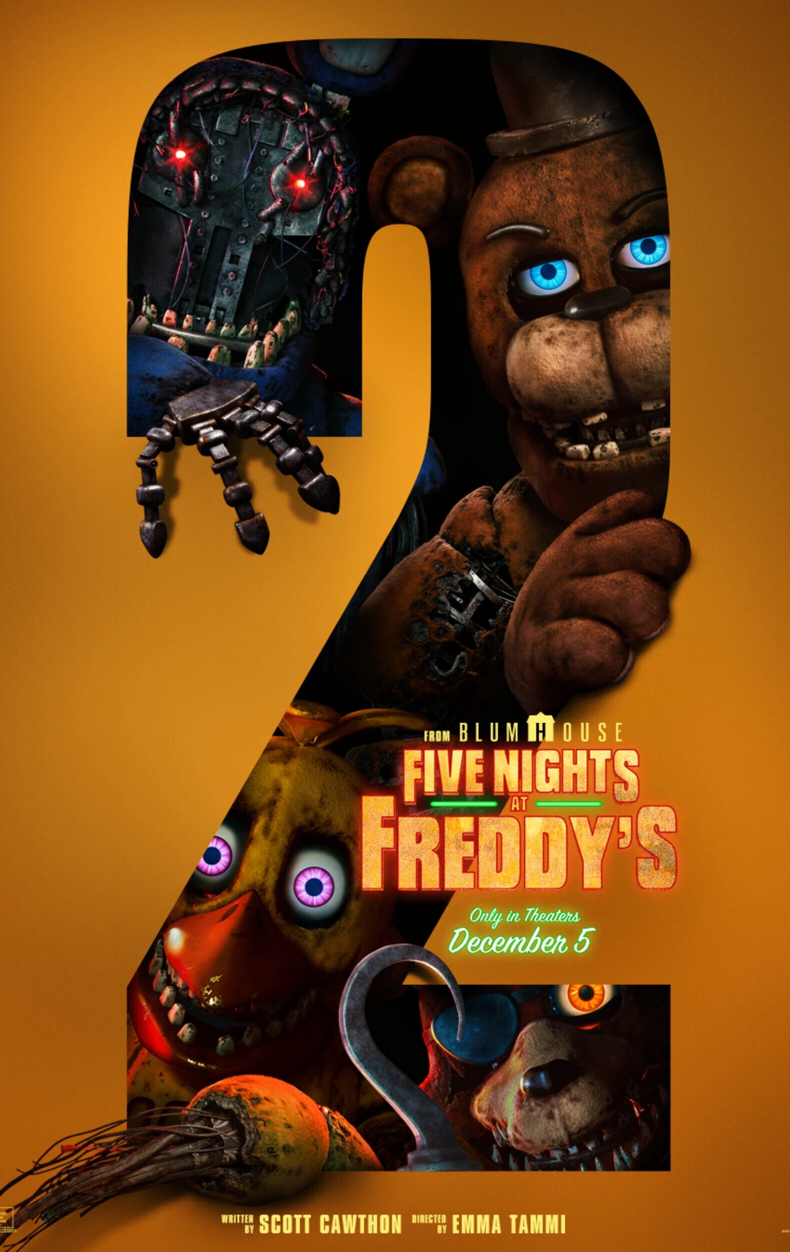 Mega Sized Movie Poster Image for Five Nights at Freddy's 2 (#3 of 3)