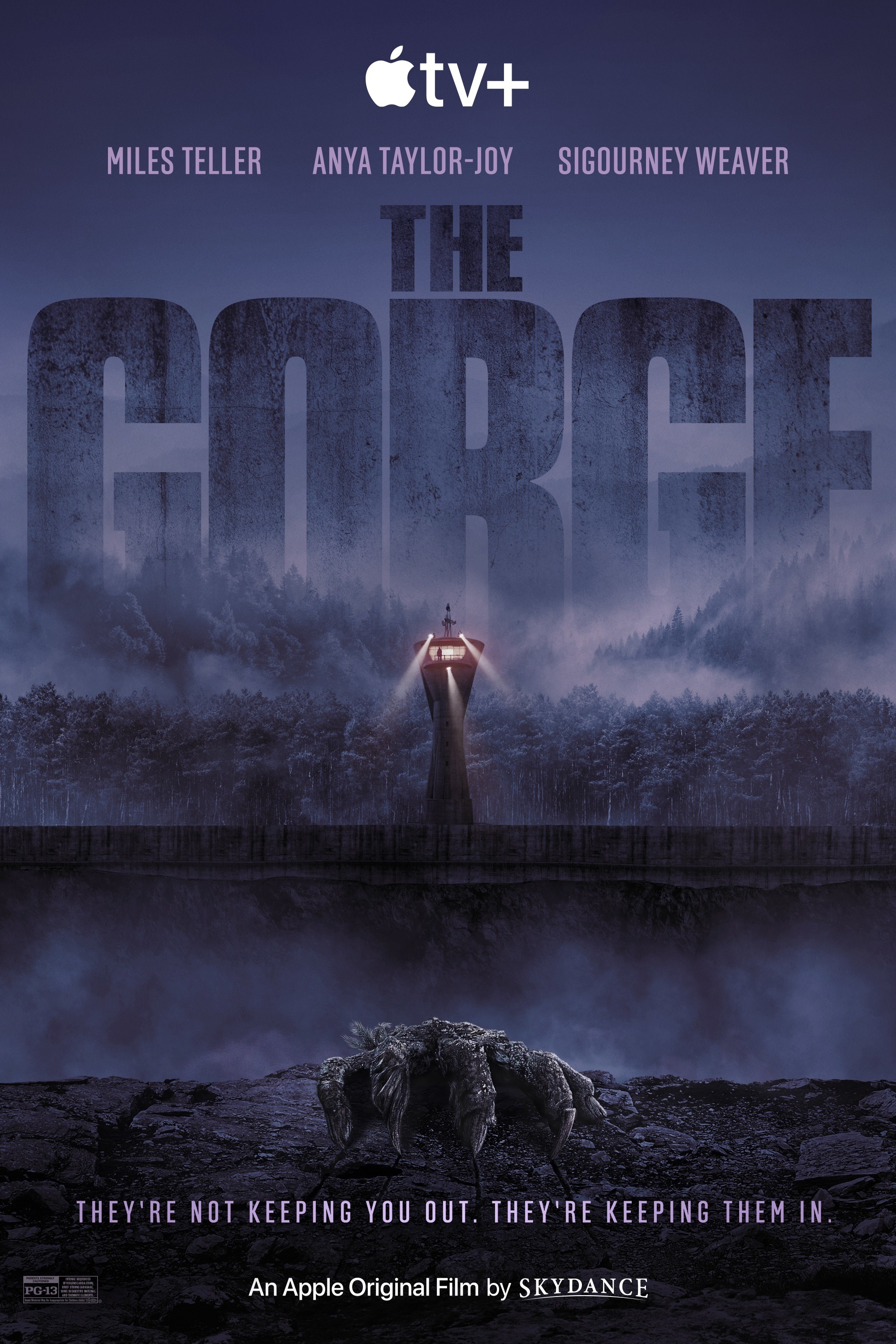 Mega Sized Movie Poster Image for The Gorge 