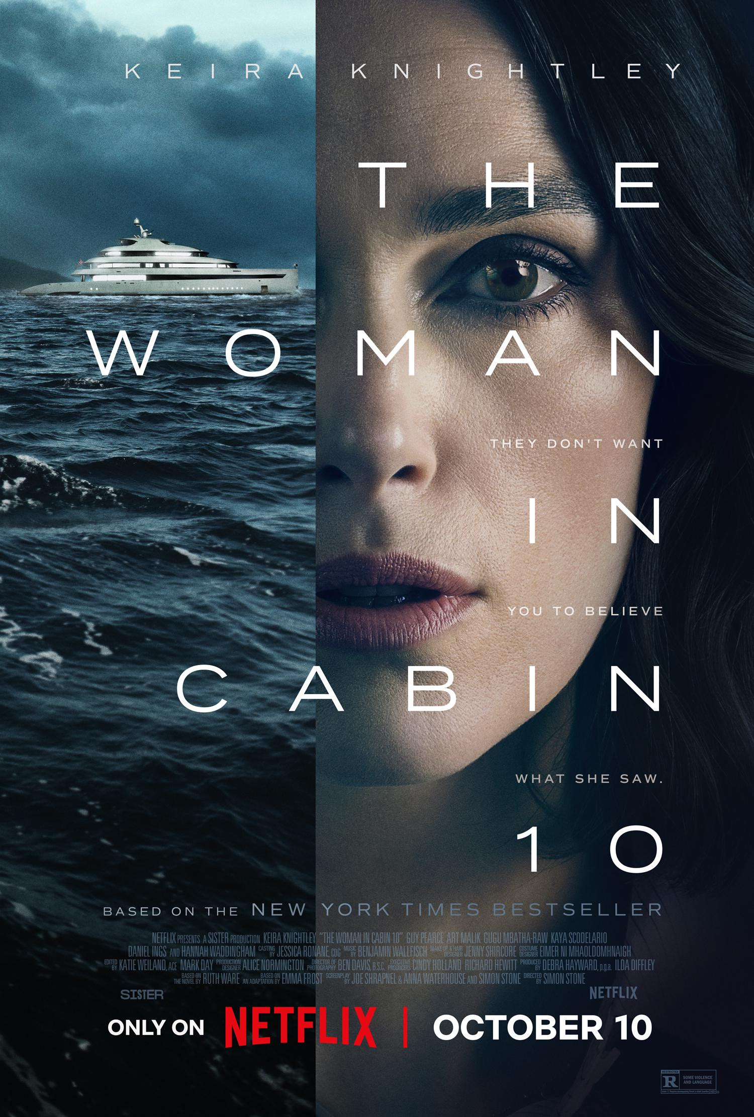 Mega Sized Movie Poster Image for The Woman in Cabin 10 (#2 of 3)