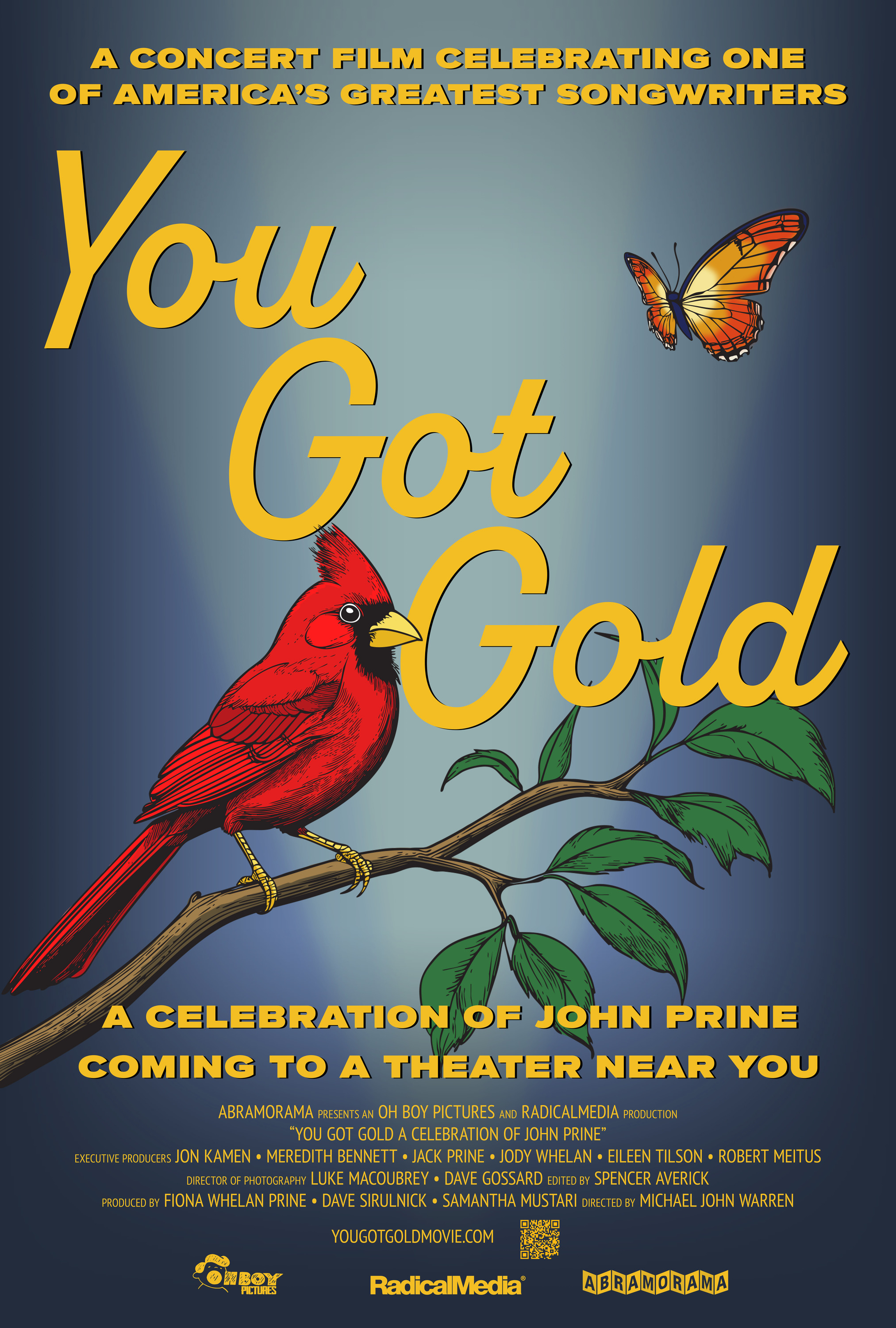 Mega Sized Movie Poster Image for You Got Gold: A Celebration of John Prine 