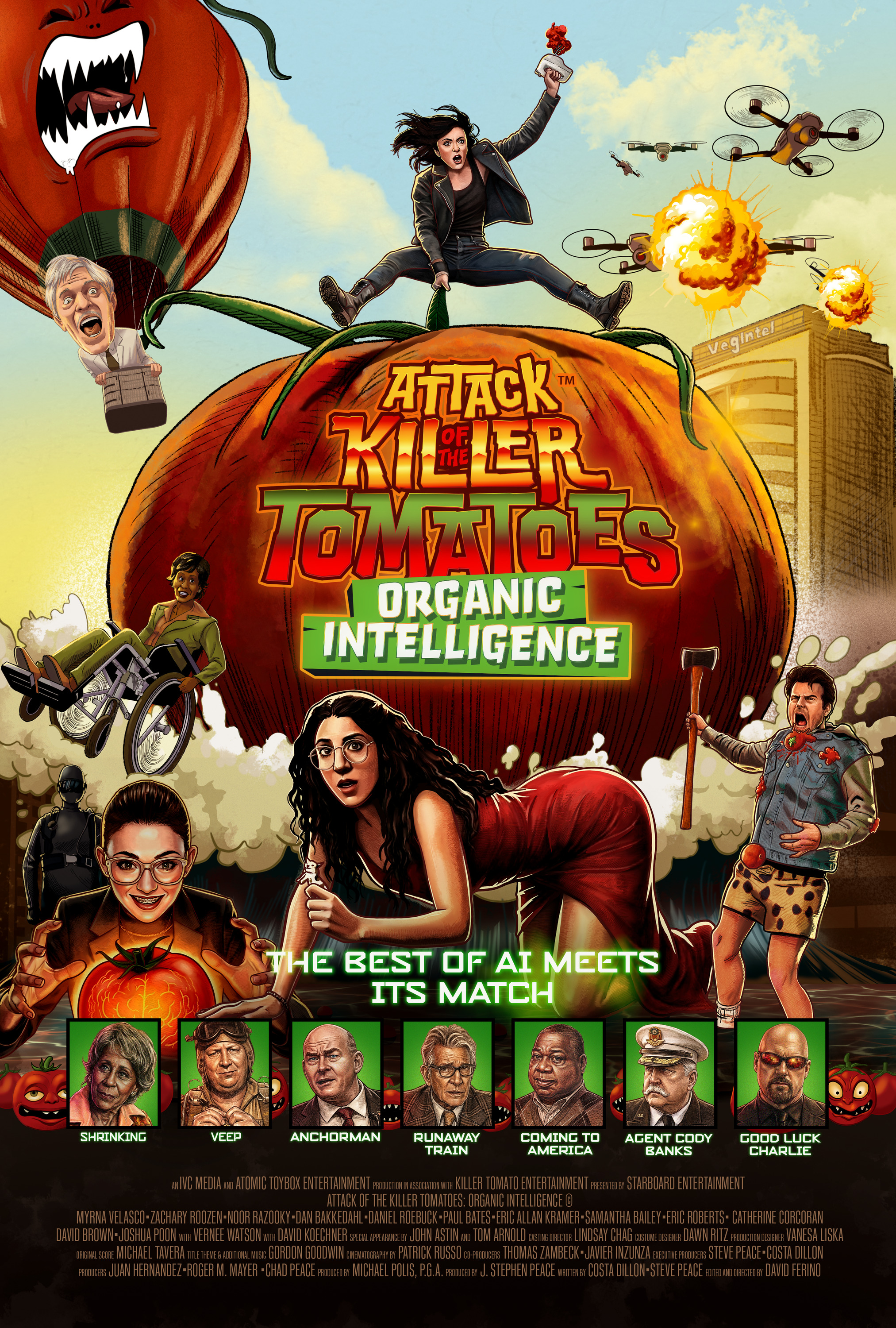 Mega Sized Movie Poster Image for Attack of the Killer Tomatoes: Organic Intelligence 