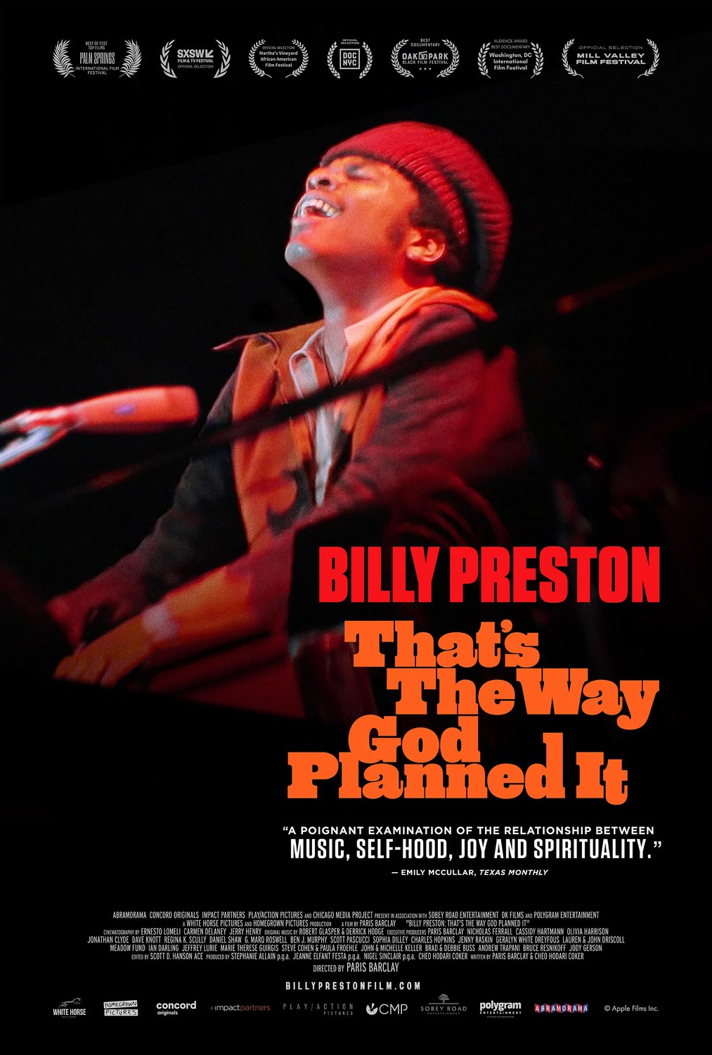 Extra Large Movie Poster Image for Billy Preston: That's the Way God Planned It 