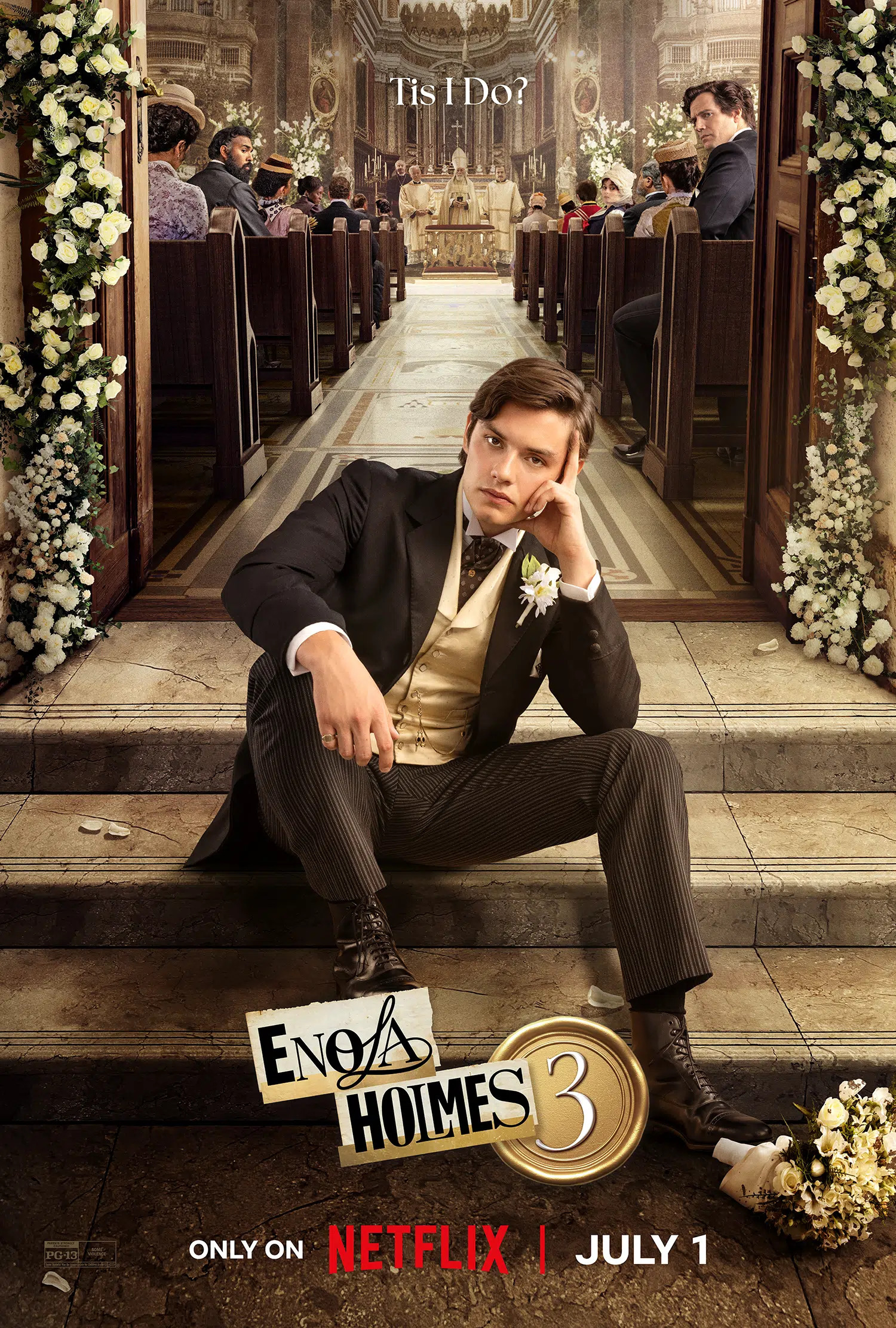 Mega Sized Movie Poster Image for Enola Holmes 3 (#2 of 2)