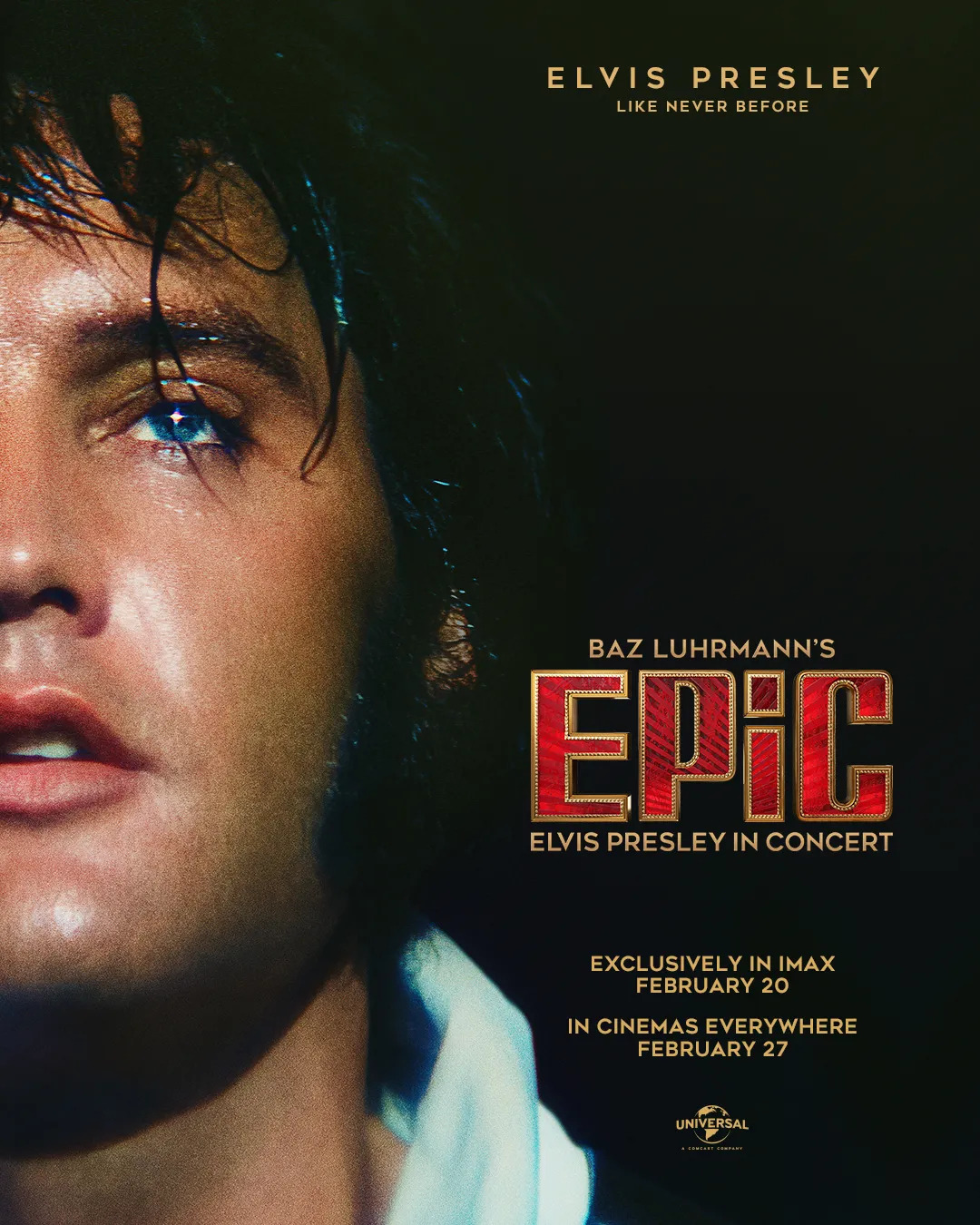 Extra Large Movie Poster Image for EPiC: Elvis Presley in Concert (#2 of 2)