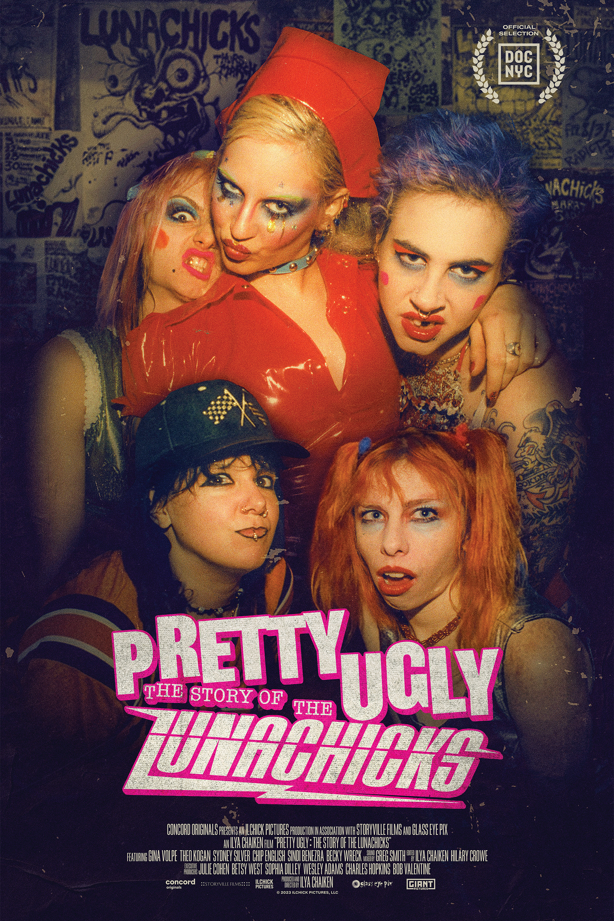 Mega Sized Movie Poster Image for Pretty Ugly: The Story of the Lunachicks 
