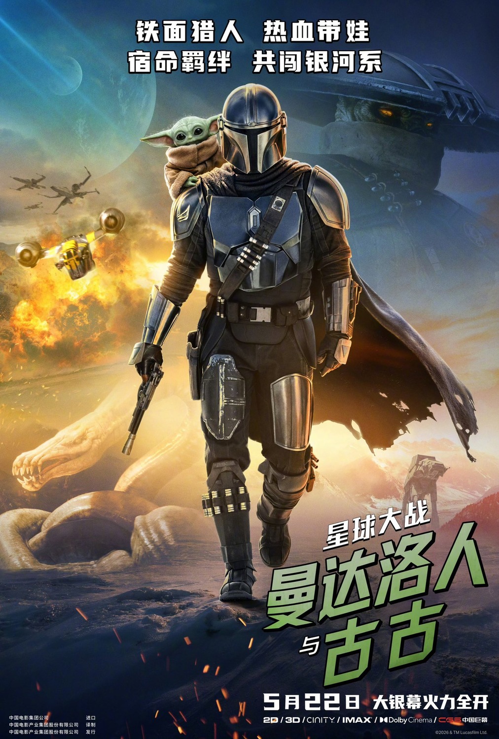 Extra Large Movie Poster Image for Star Wars: The Mandalorian and Grogu (#13 of 13)