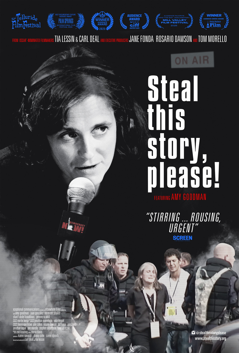 Extra Large Movie Poster Image for Steal This Story, Please! 