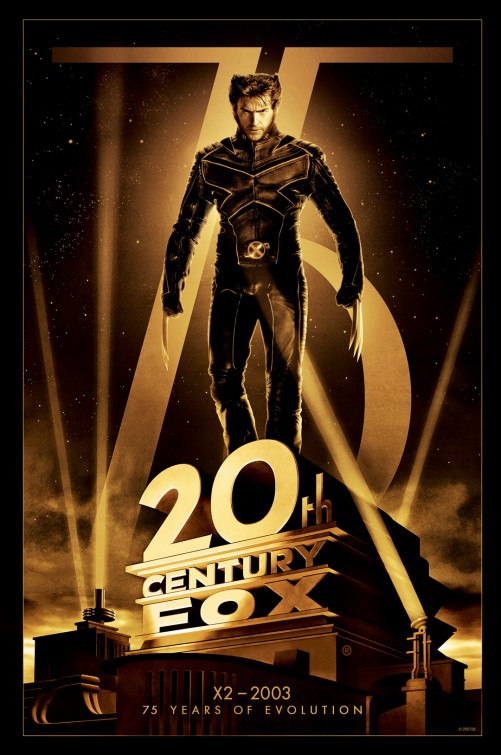 20th Century Fox 75th Anniversary Movie Poster