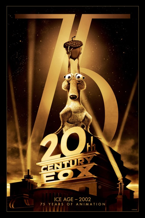 20th Century Fox 75th Anniversary Movie Poster