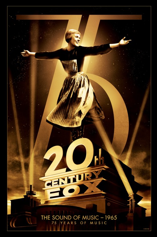 20th Century Fox 75th Anniversary Movie Poster