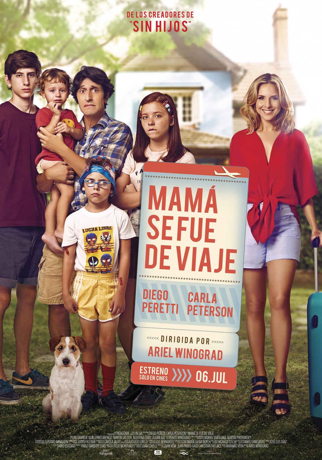 Extra Large Movie Poster Image for Mamá se fue de viaje (#2 of 3)