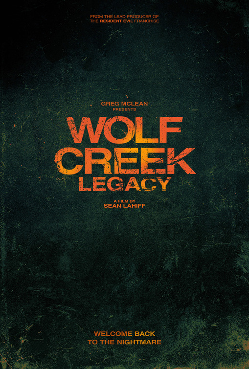 Wolf Creek: Legacy Movie Poster