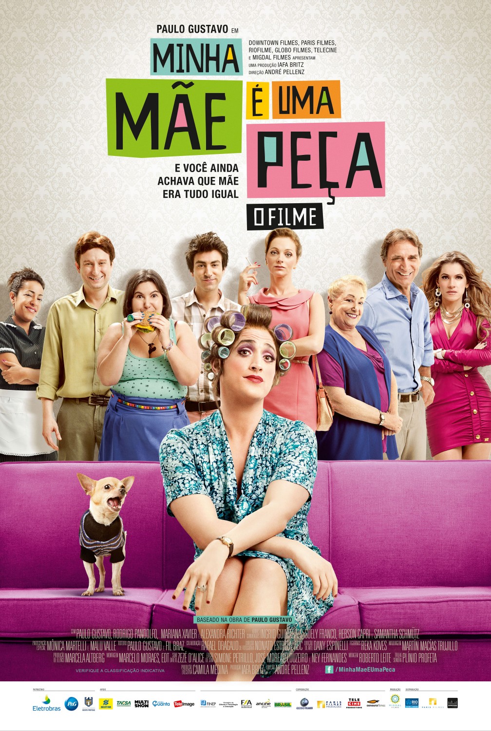 Extra Large Movie Poster Image for Minha Mãe é uma Peça 