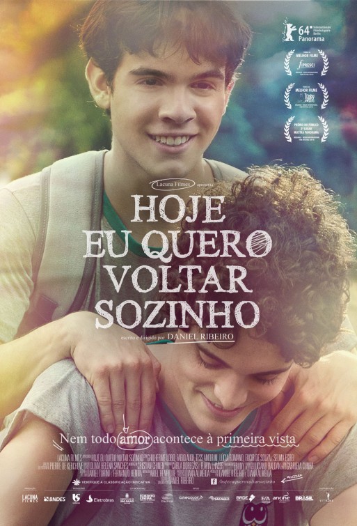 Hoje Eu Quero Voltar Sozinho Movie Poster