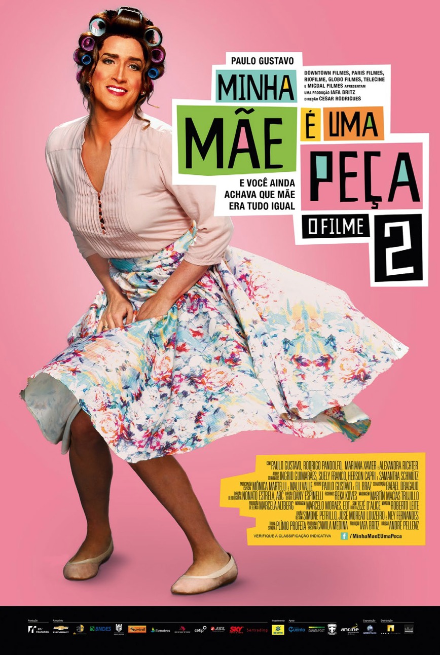 Extra Large Movie Poster Image for Minha Mãe é uma Peça 2: O Filme (#4 of 6)