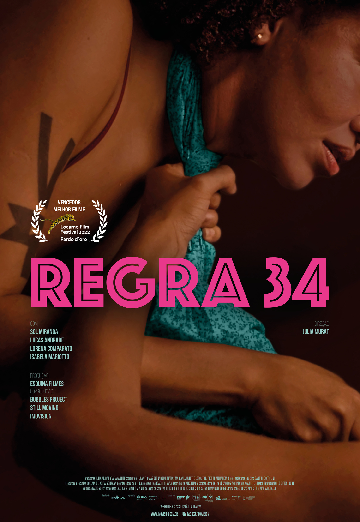 Mega Sized Movie Poster Image for Regra 34 