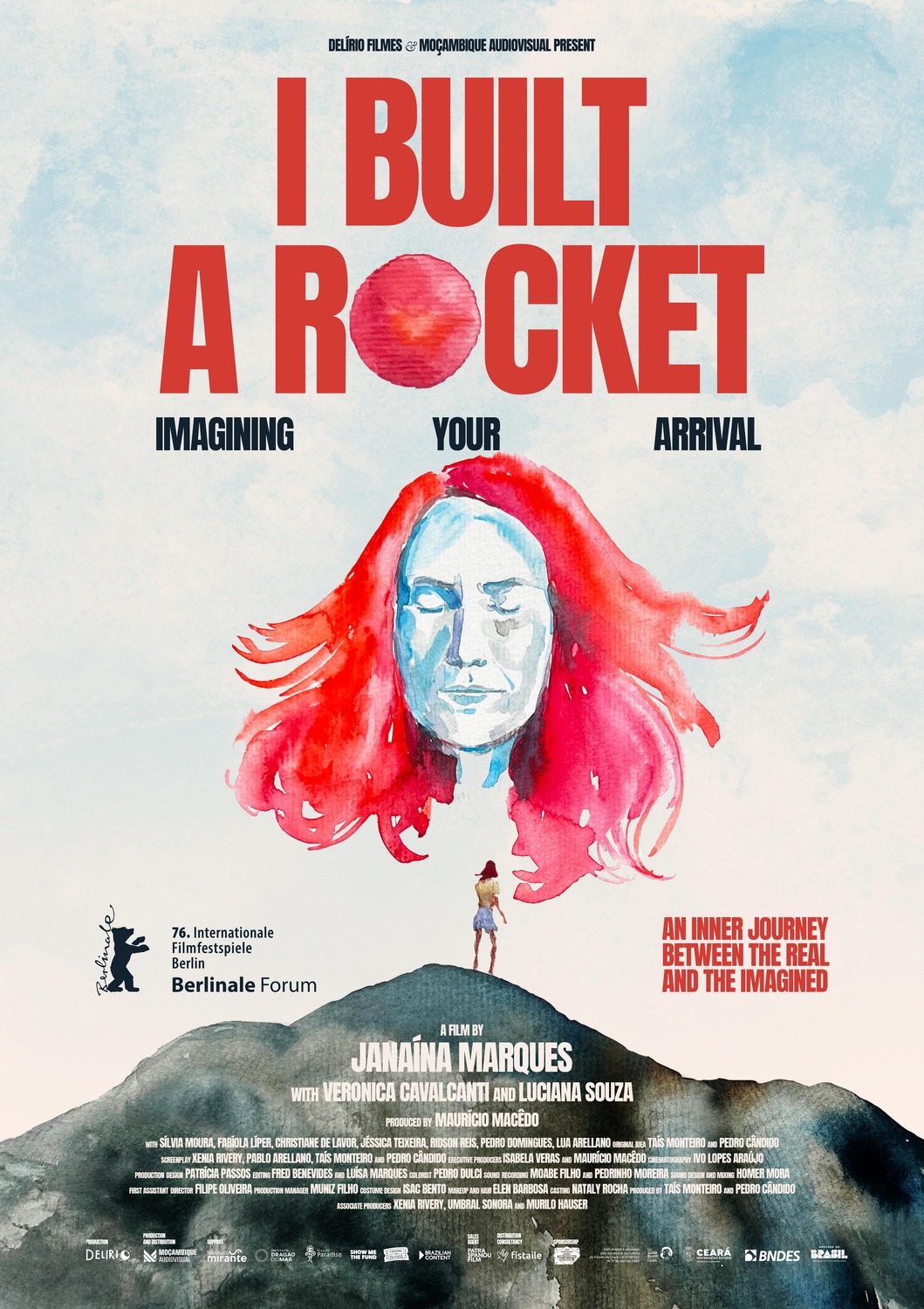 Extra Large Movie Poster Image for Fiz um Foguete Imaginando Que Você Vinha 