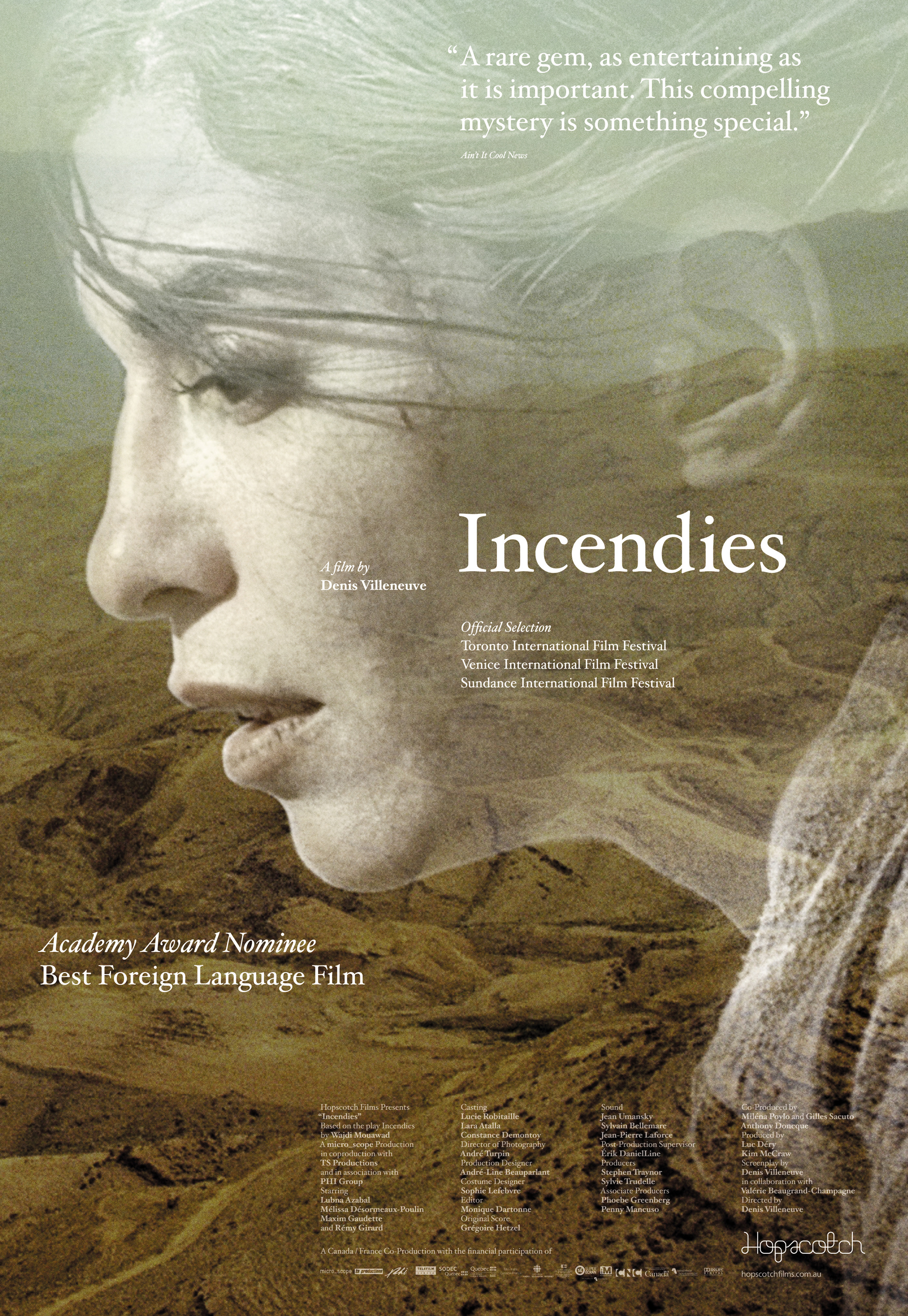 Mega Sized Movie Poster Image for Incendies (#8 of 8)