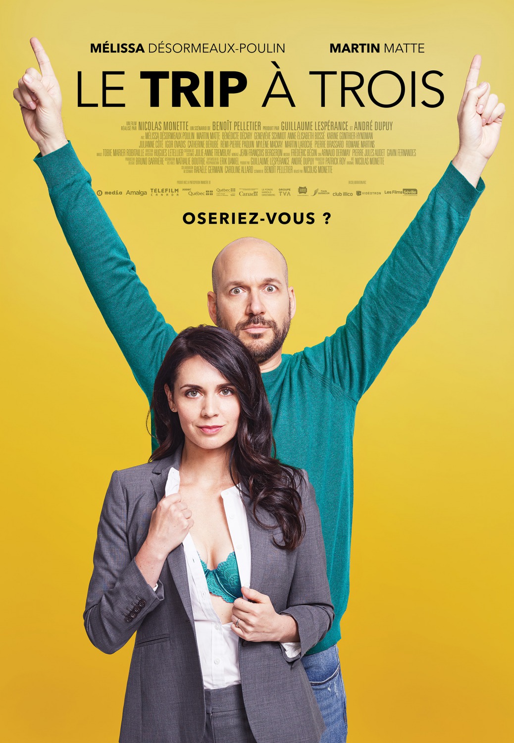 Extra Large Movie Poster Image for Le trip à trois 