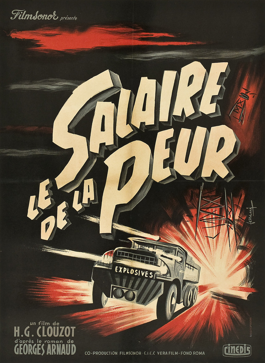 Extra Large Movie Poster Image for Le salaire de la peur (#1 of 3)