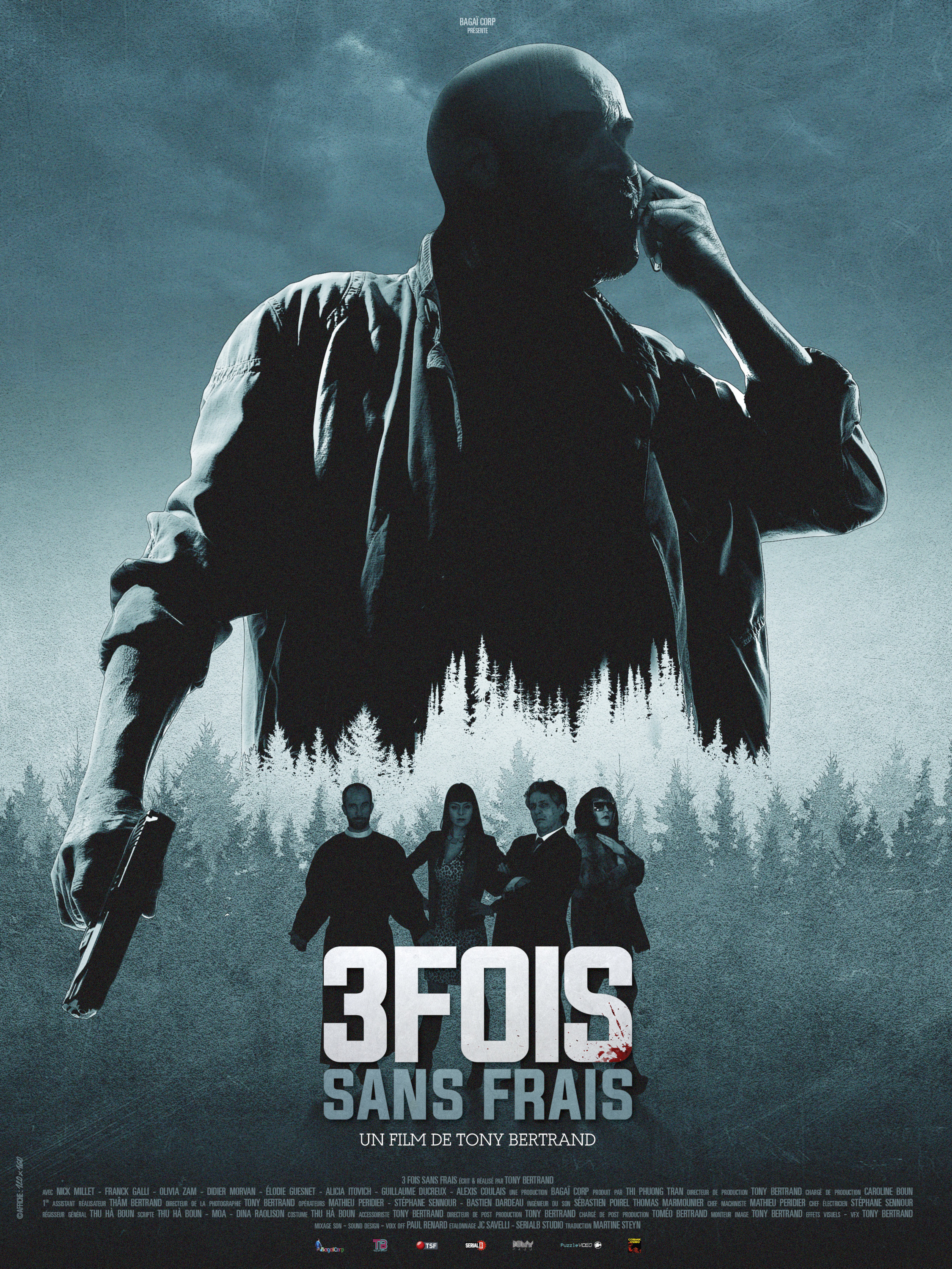 Mega Sized Movie Poster Image for 3 Fois Sans Frais 