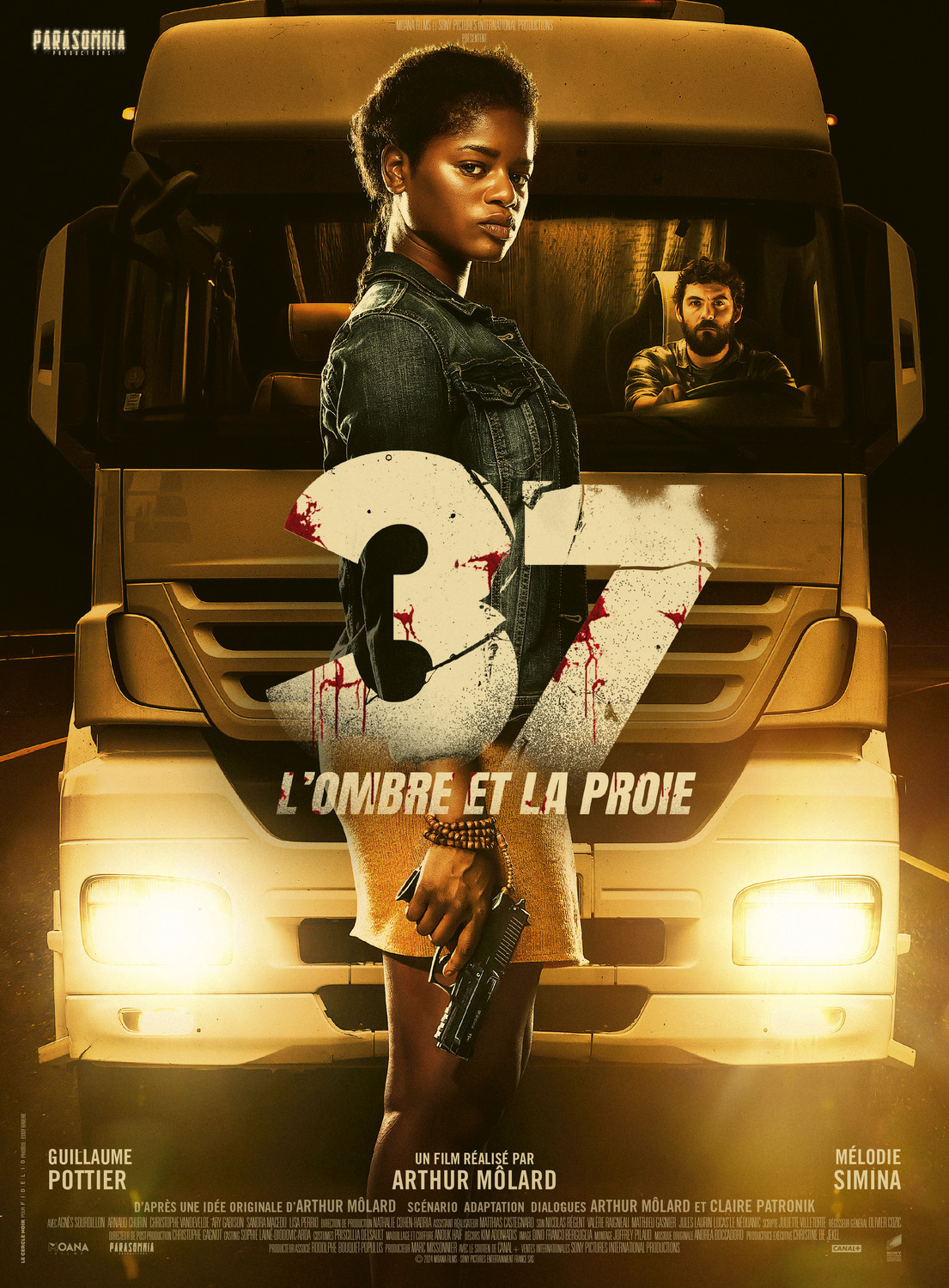 Extra Large Movie Poster Image for 37: l'ombre et la proie 