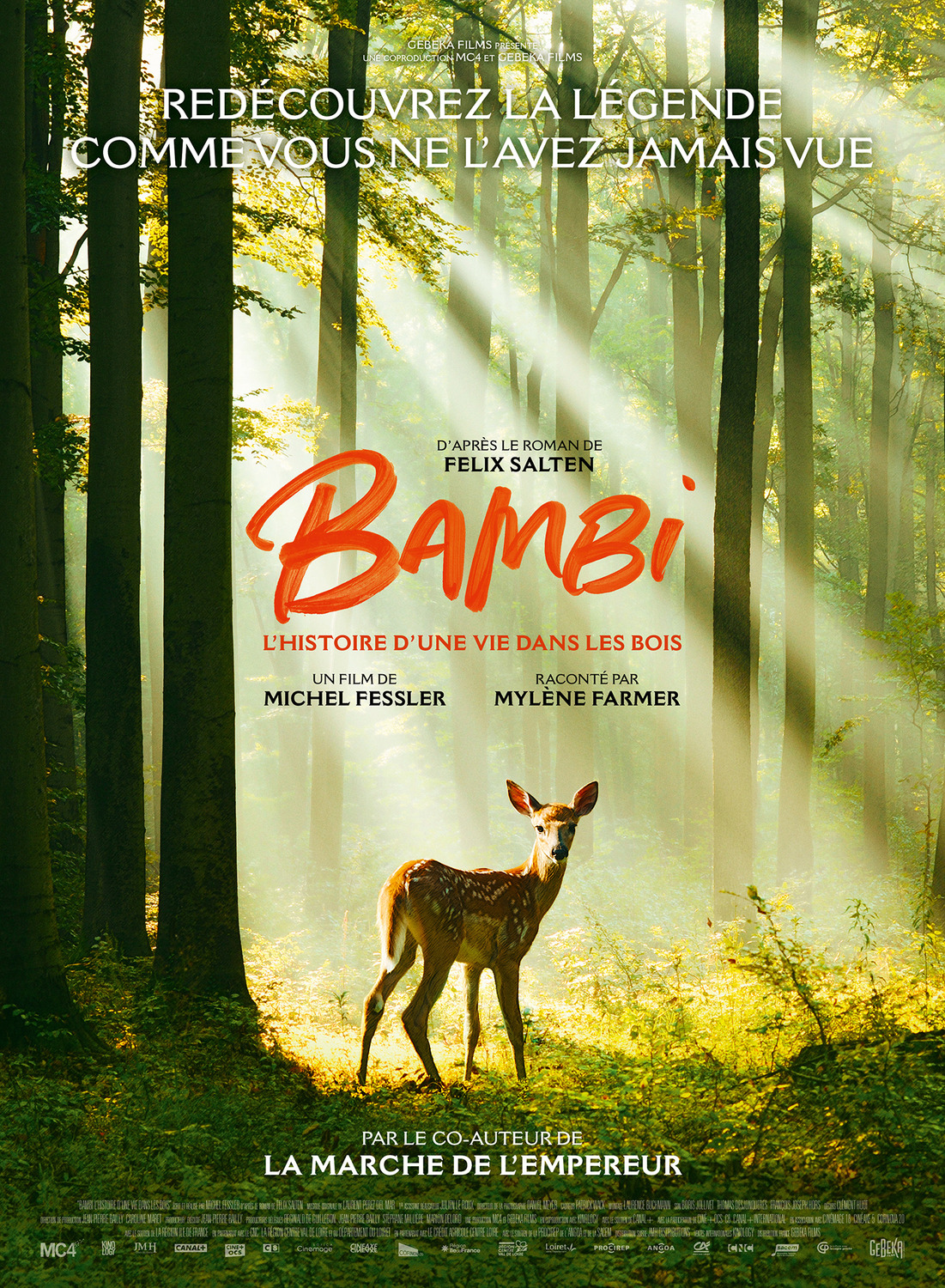 Extra Large Movie Poster Image for Bambi, l'histoire d'une vie dans les bois (#1 of 2)