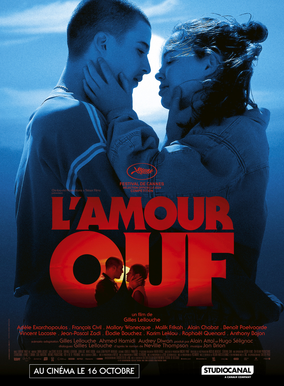 Extra Large Movie Poster Image for L'amour ouf (#1 of 2)