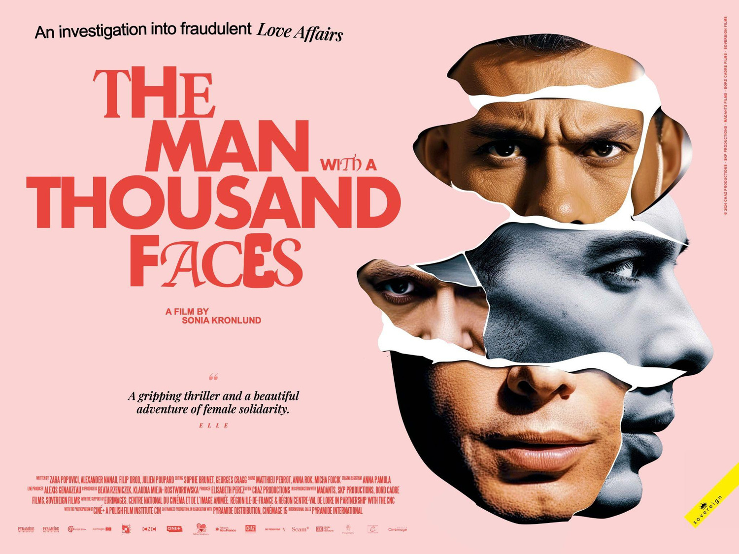 Extra Large Movie Poster Image for L'homme aux mille visages 