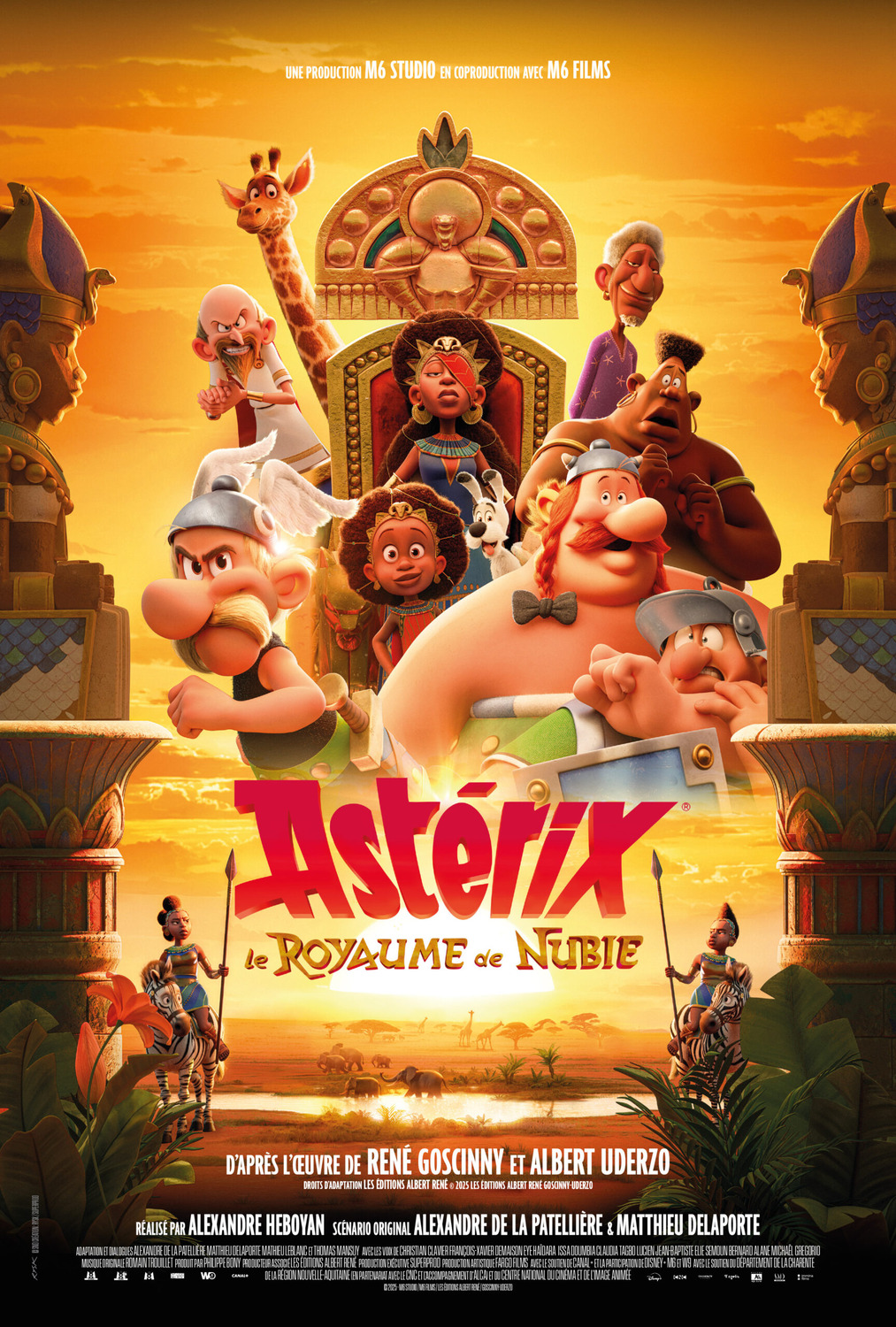 Extra Large Movie Poster Image for Astérix et le Royaume de Nubie (#2 of 2)