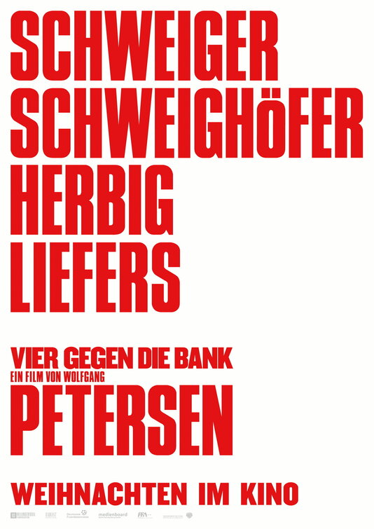 Vier gegen die Bank Movie Poster