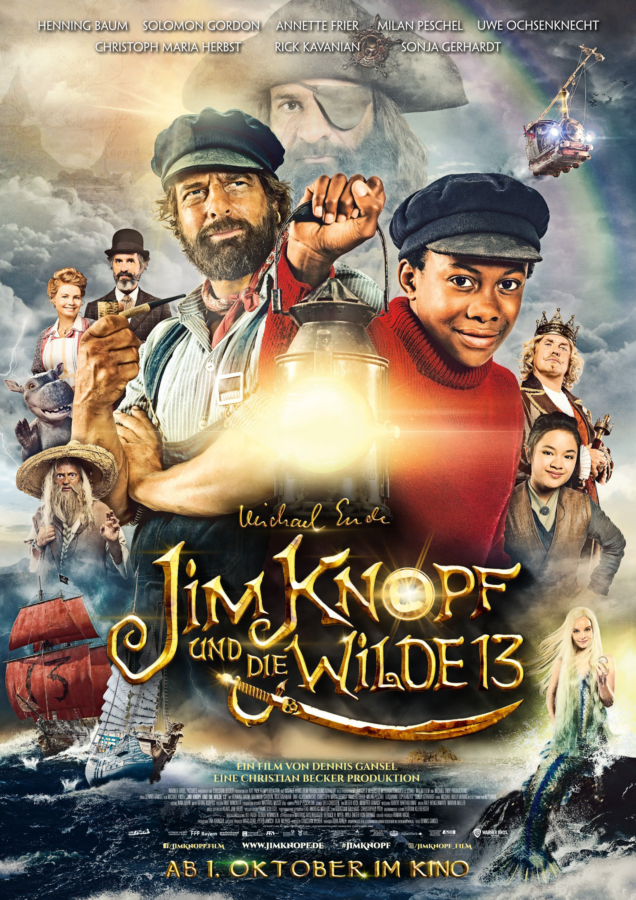 Mega Sized Movie Poster Image for Jim Knopf und die Wilde 13 (#1 of 2)