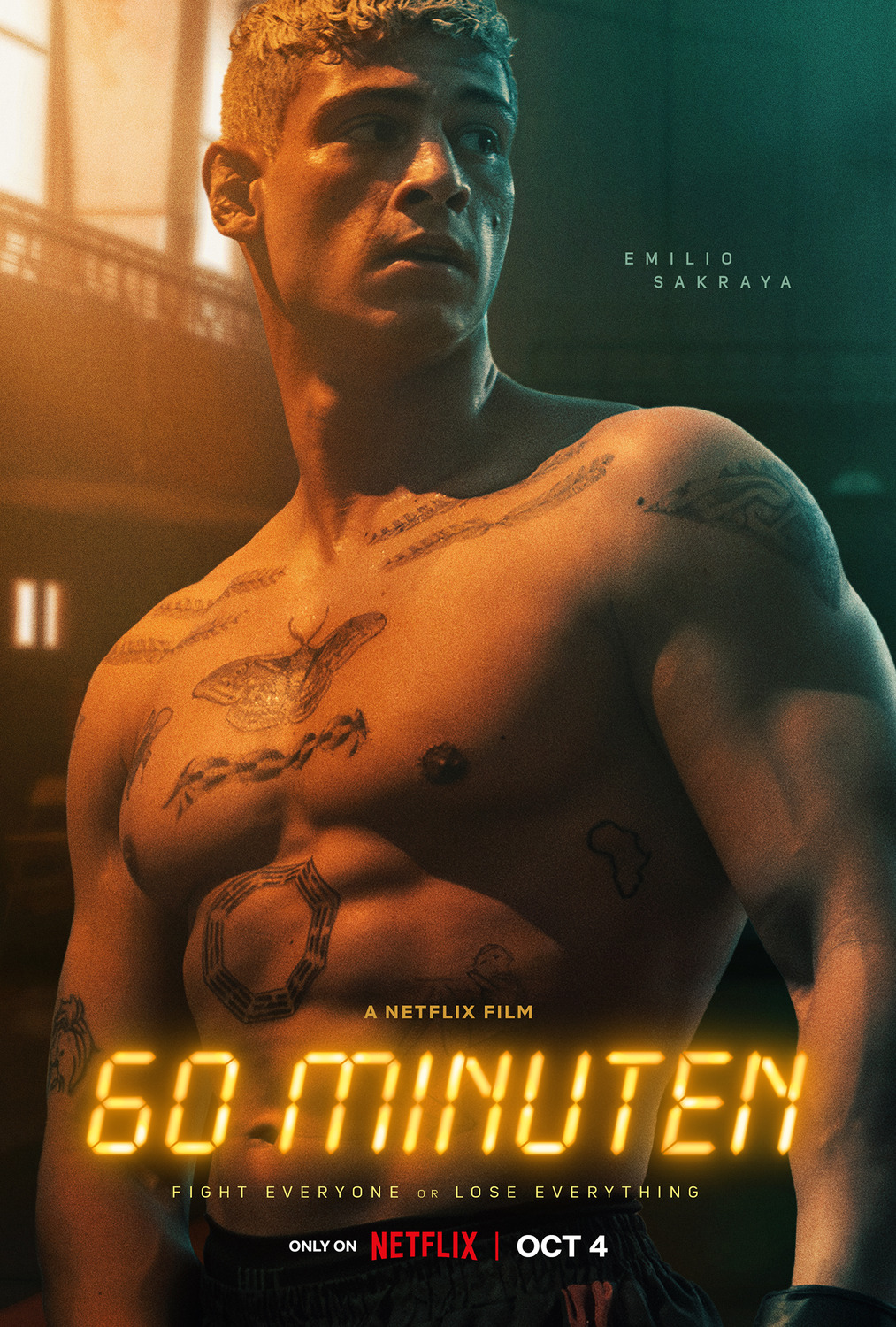 Extra Large Movie Poster Image for 60 Minuten 