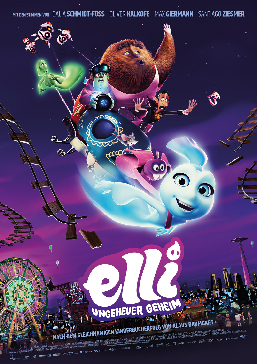 Extra Large Movie Poster Image for Elli and the Ghostly Ghost Train 