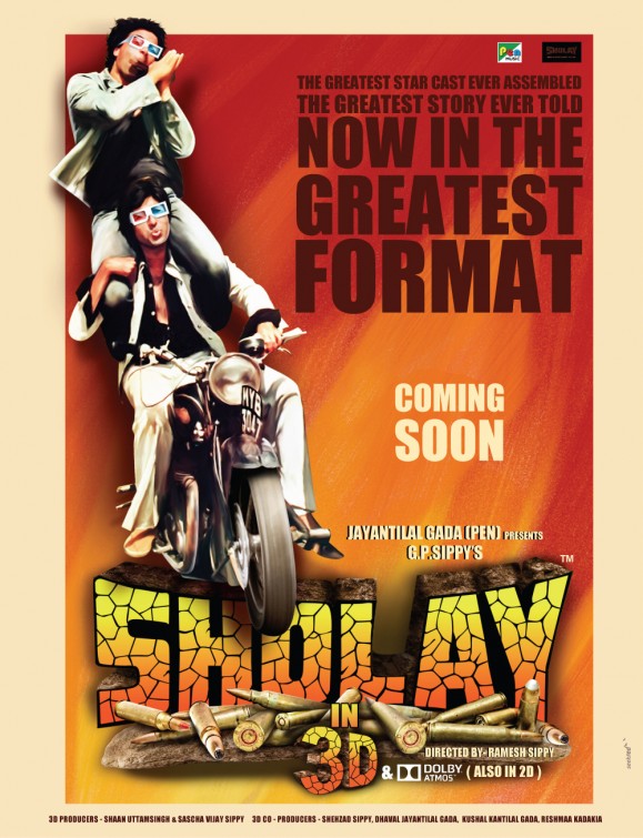 Sholay Movie Poster