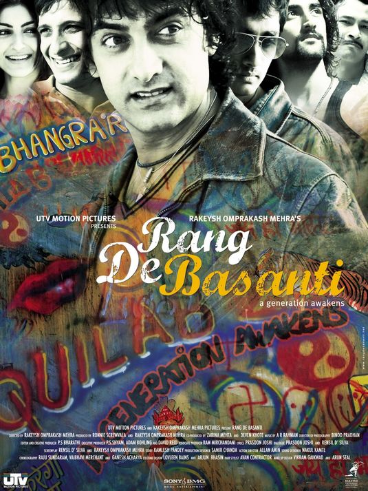 Rang De Basanti Movie Poster