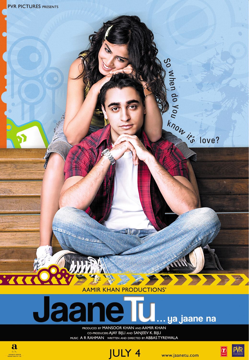 Extra Large Movie Poster Image for Jaane Tu Ya Jaane Na (#5 of 9)