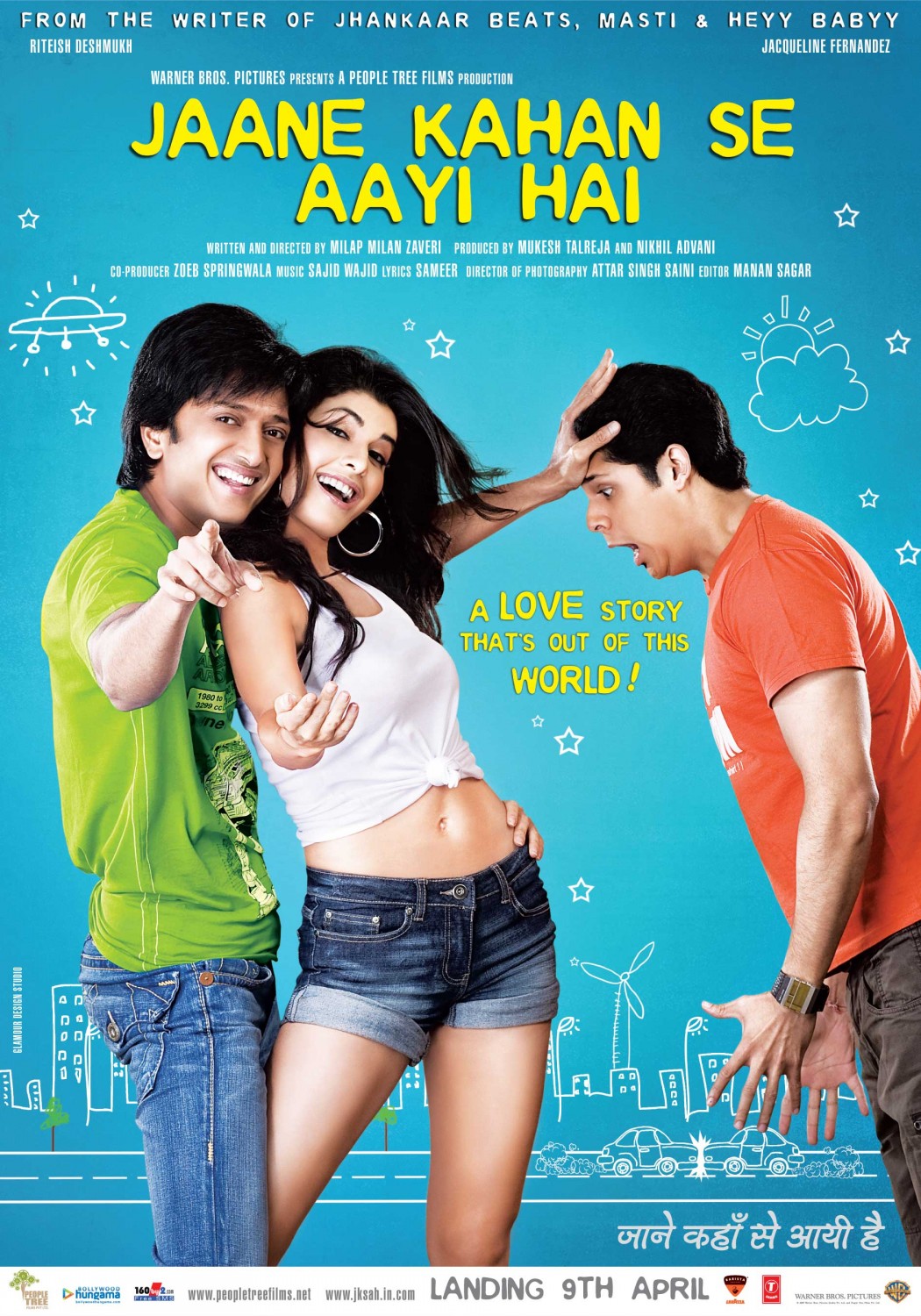 Extra Large Movie Poster Image for Jaane Kahan Se Aayi Hai (#1 of 5)