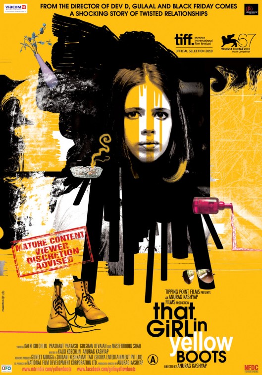 That Girl in Yellow Boots Movie Poster