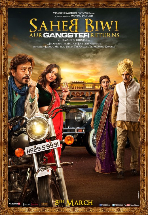 Saheb Biwi Aur Gangster Returns Movie Poster