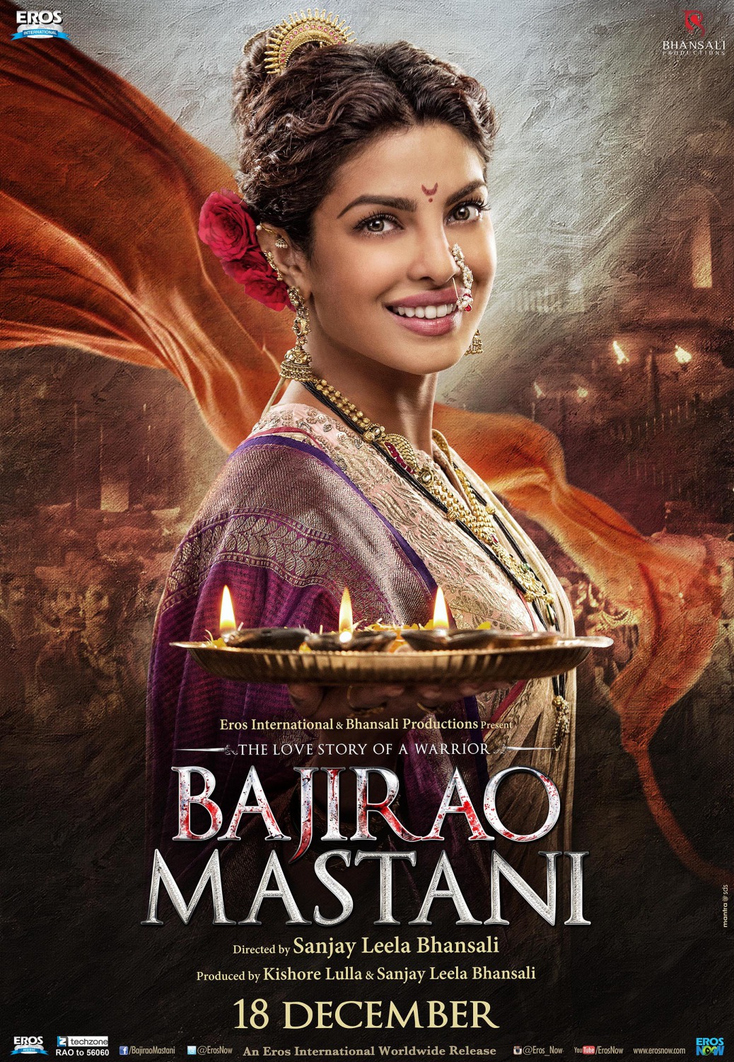 Extra Large Movie Poster Image for Bajirao Mastani (#12 of 12)