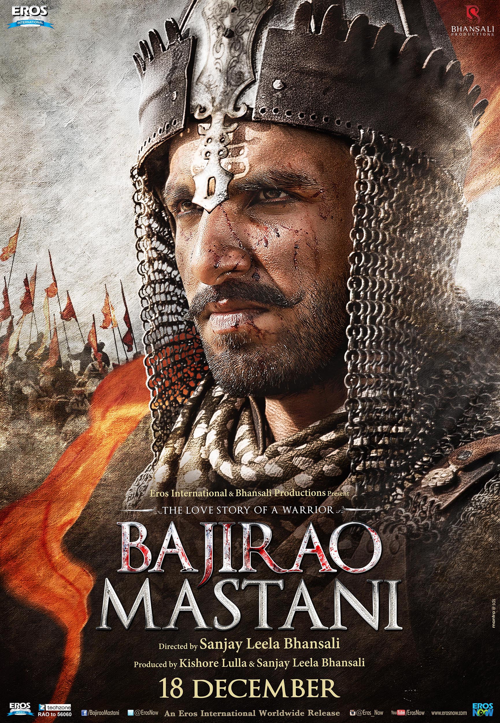 Mega Sized Movie Poster Image for Bajirao Mastani (#3 of 12)