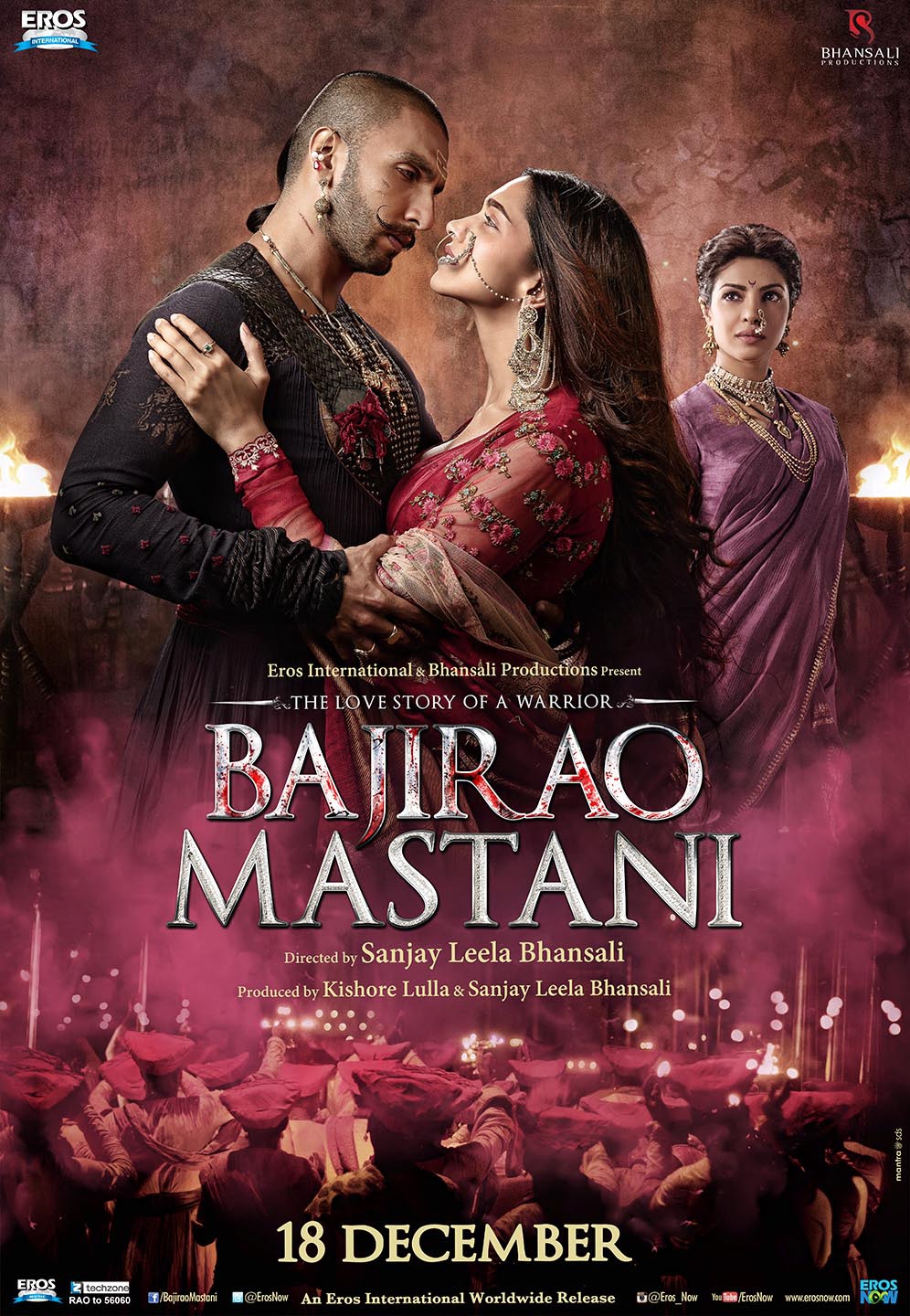 Extra Large Movie Poster Image for Bajirao Mastani (#5 of 12)