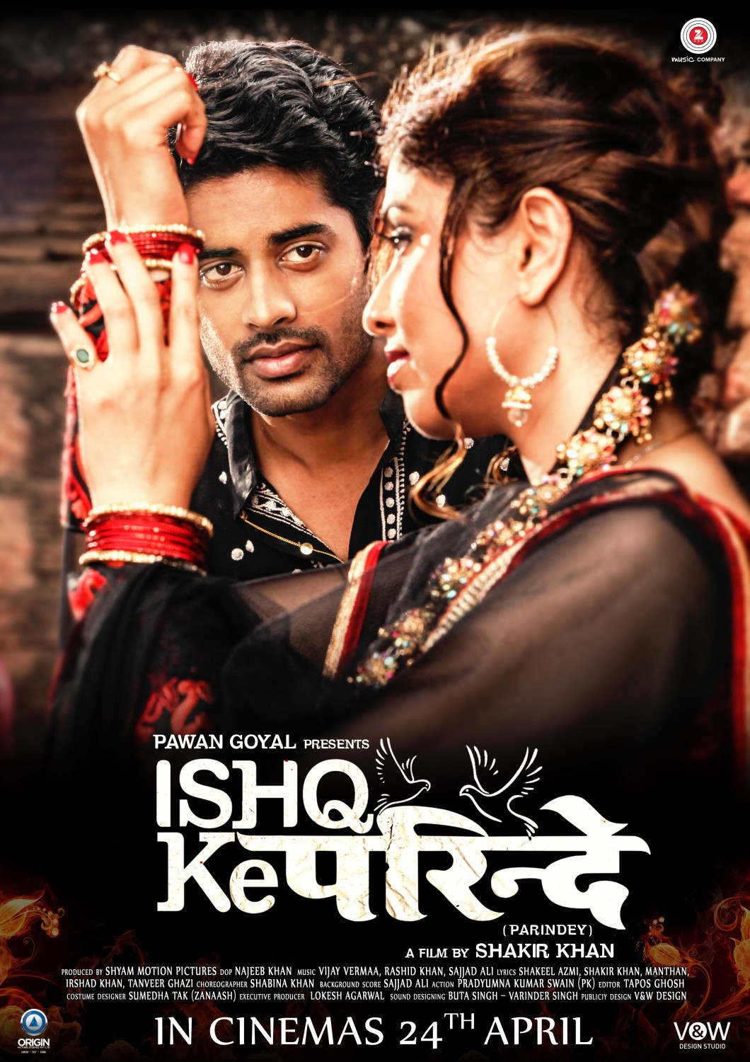 Extra Large Movie Poster Image for Ishq Ke Parindey (#1 of 4)