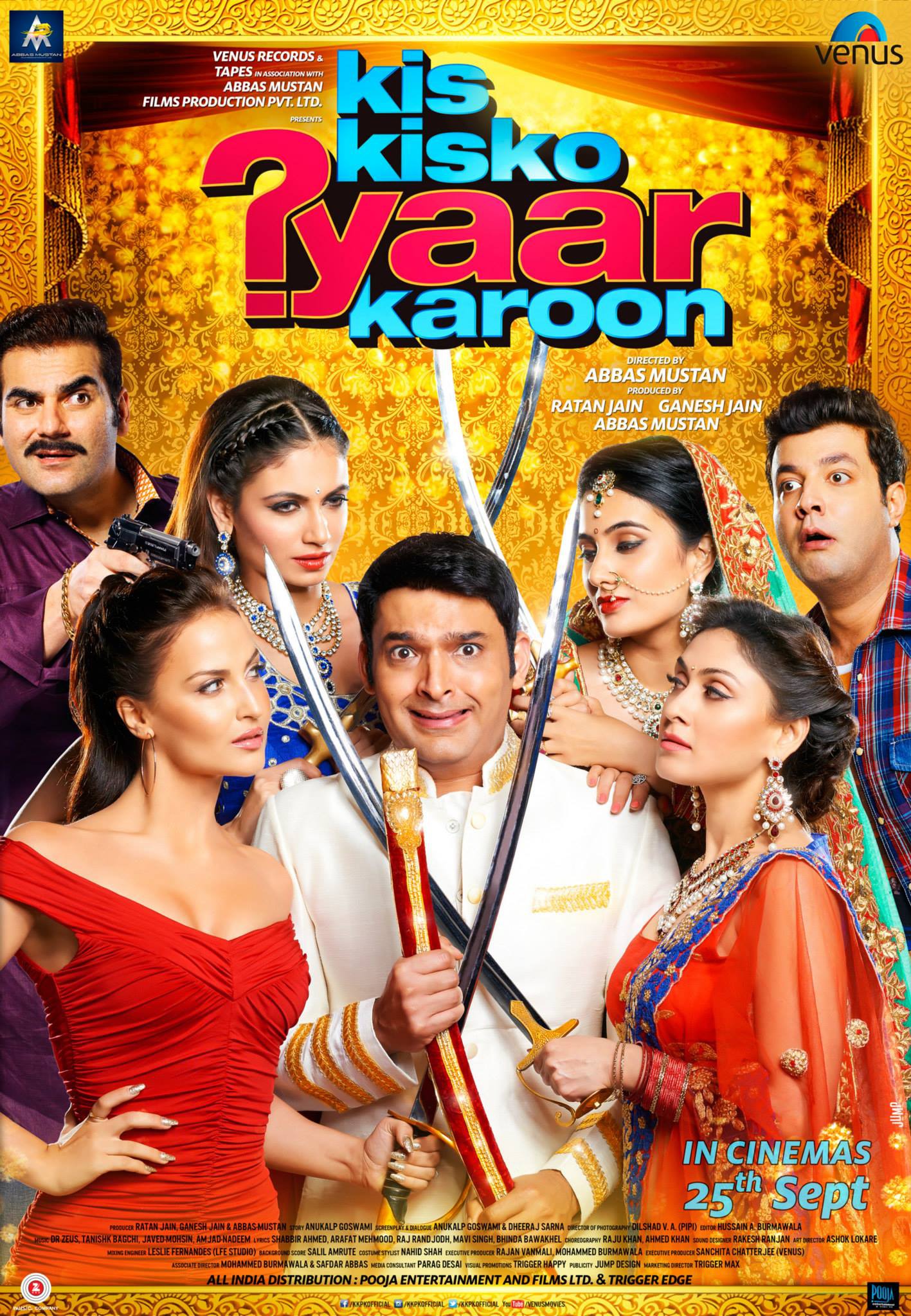 Mega Sized Movie Poster Image for Kis Kisko Pyaar Karu (#1 of 3)