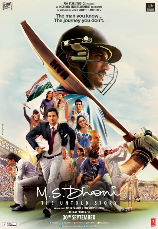 M.S. Dhoni: The Untold Story Movie Poster