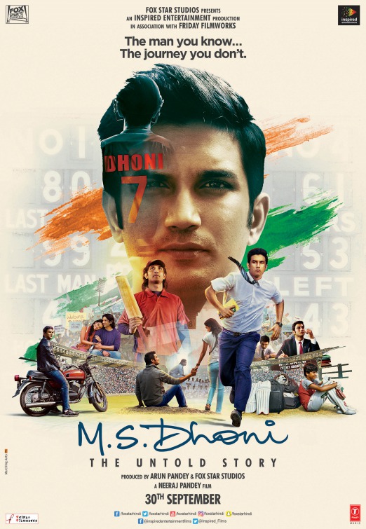 M.S. Dhoni: The Untold Story Movie Poster