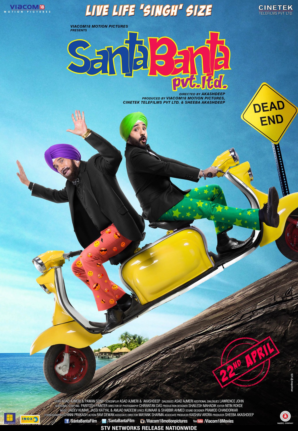 Extra Large Movie Poster Image for Santa Banta Pvt Ltd (#1 of 2)