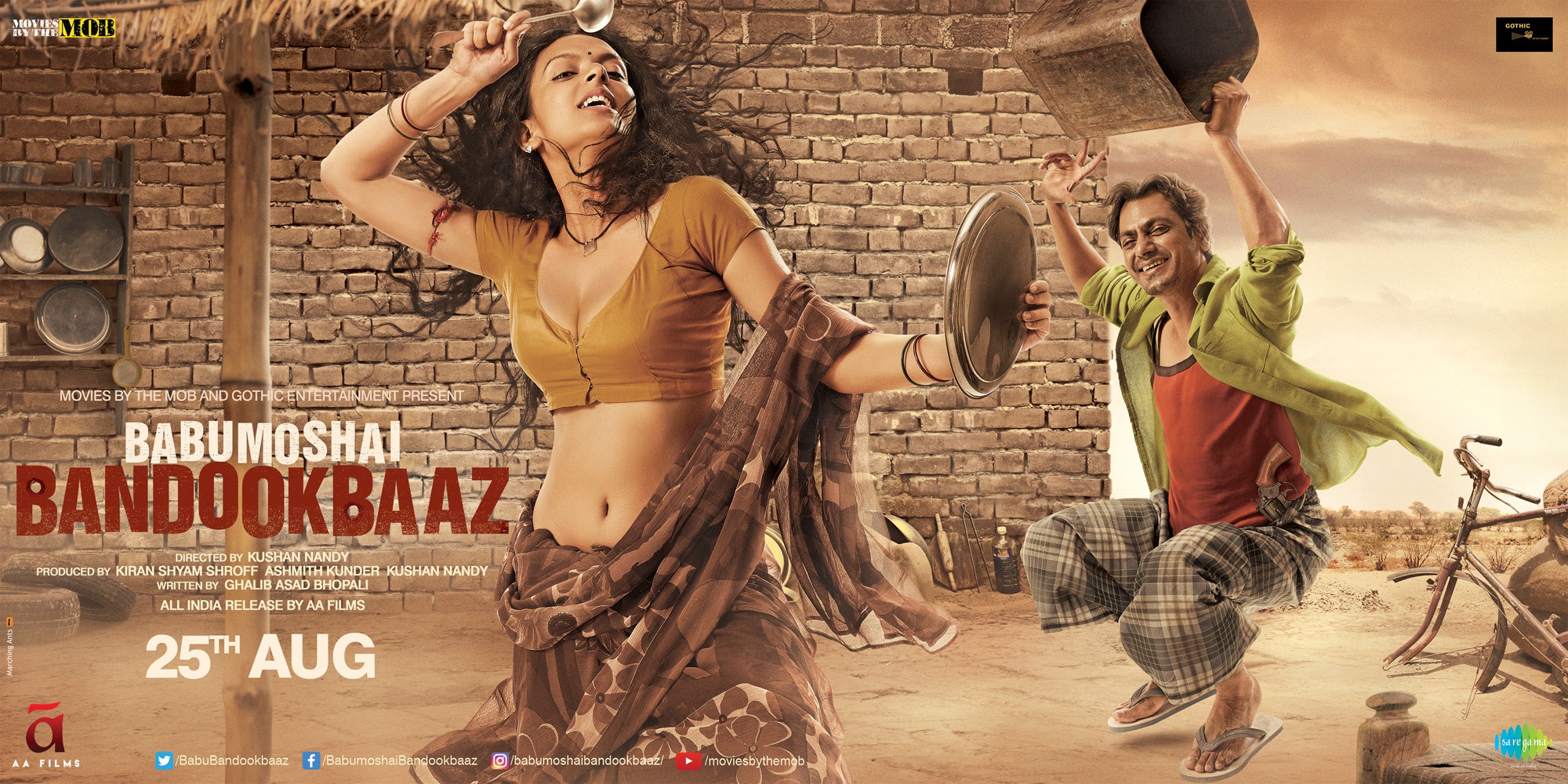 Mega Sized Movie Poster Image for Babumoshai Bandookbaaz (#6 of 6)